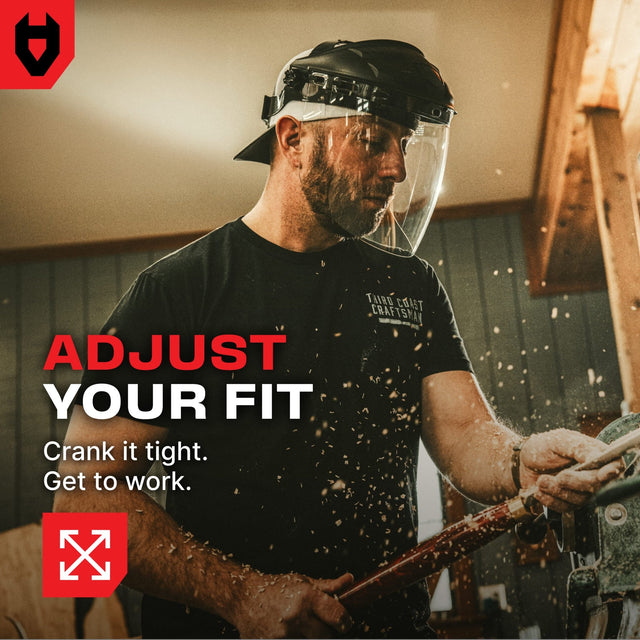 FaceArmor Pro Heavy Duty Flip - Up Face Shield - NoCry - 