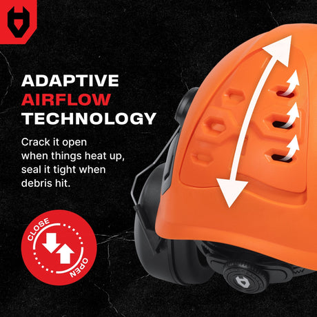 ForestArmor Pro Heavy Duty Arborist Safety Helmet - NoCry - 