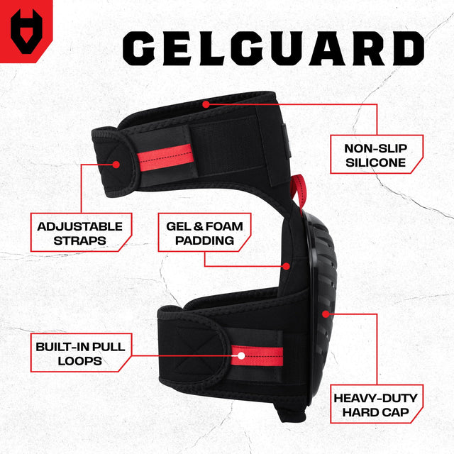 GelGuard Thigh Strap Knee Pads - NoCry -