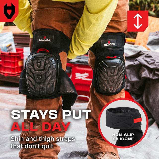 GelGuard Thigh Strap Knee Pads - NoCry -