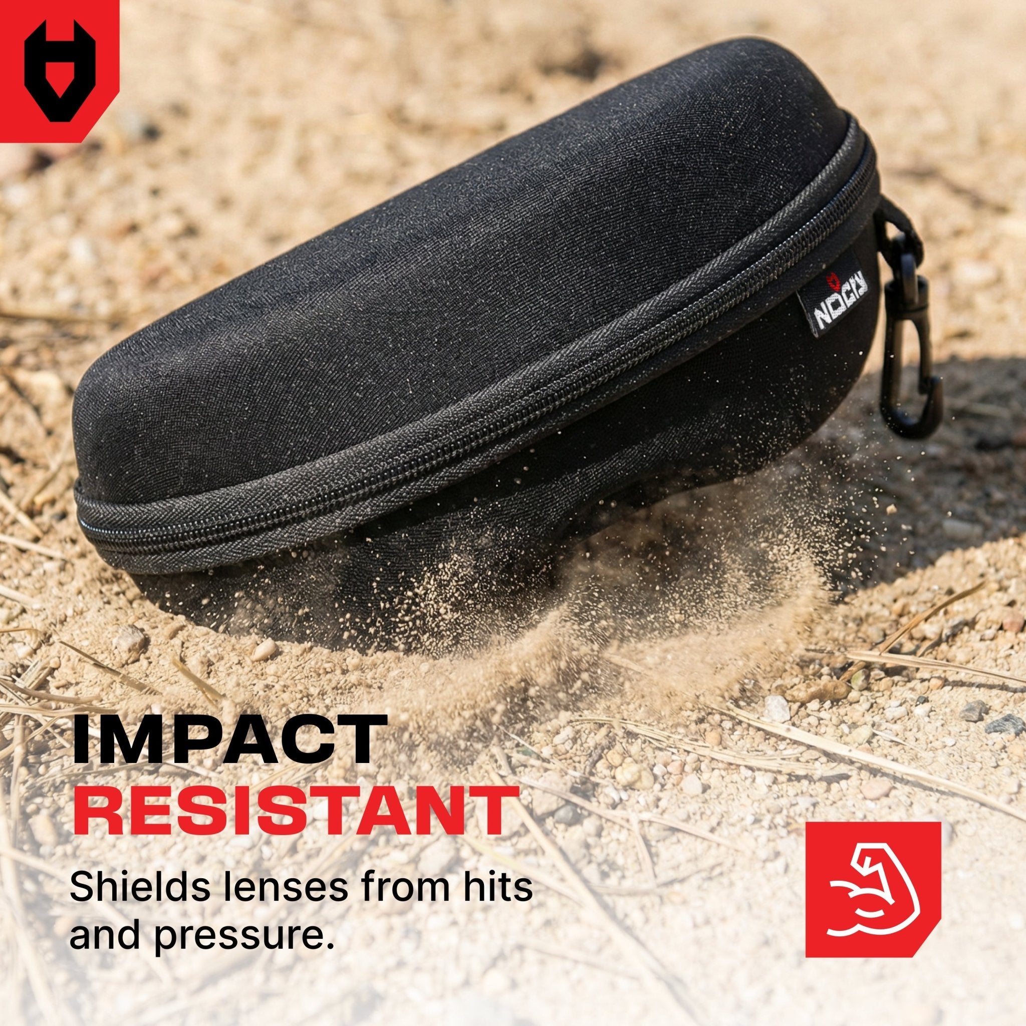 NoCry Glasses Case+ Protective Glasses Case for Eyewear Security
