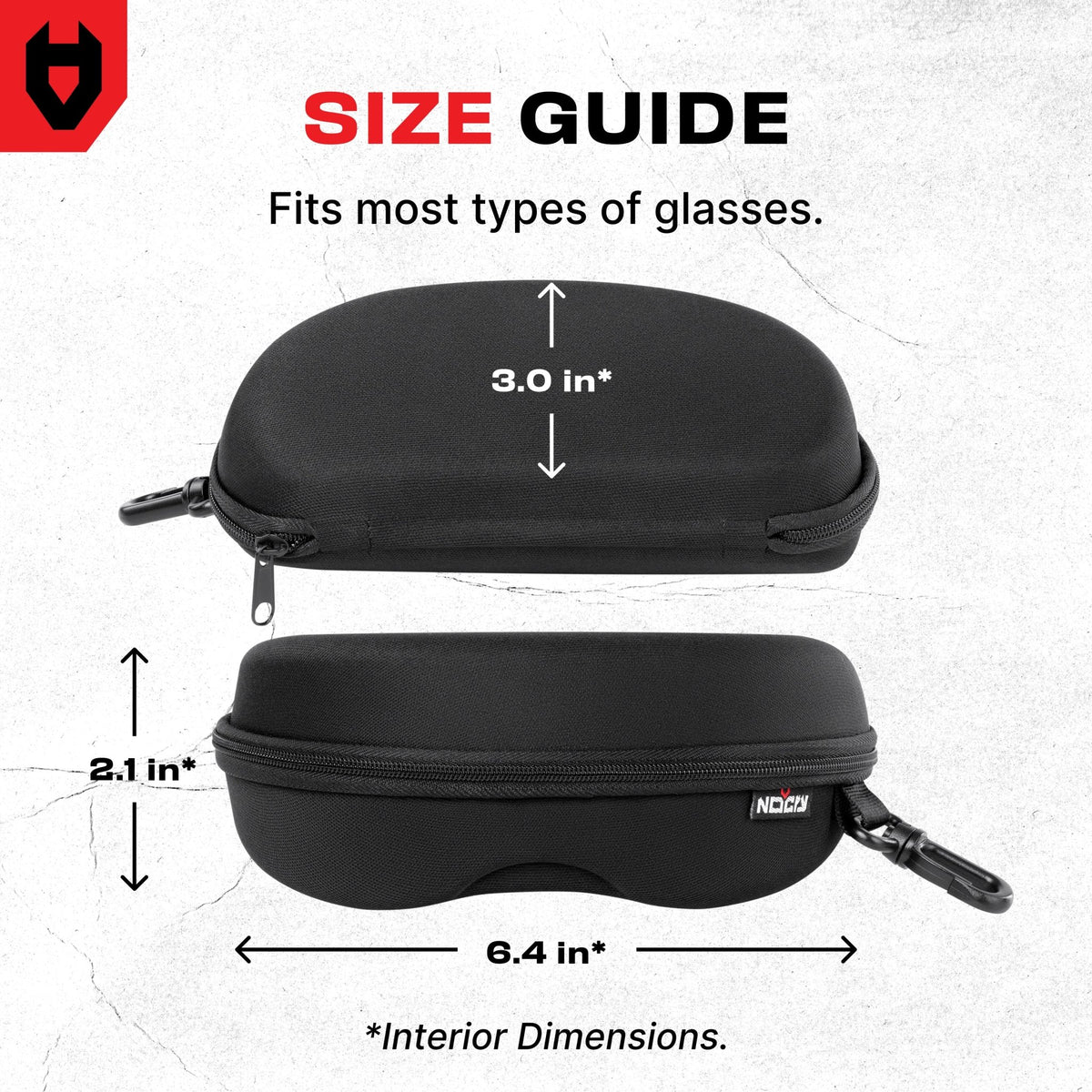 Glasses Case+ Durable Storage Case - NoCry - 