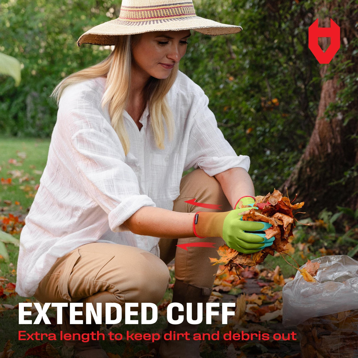 GripFit Eco - Friendly Gardening Gloves - NoCry - 