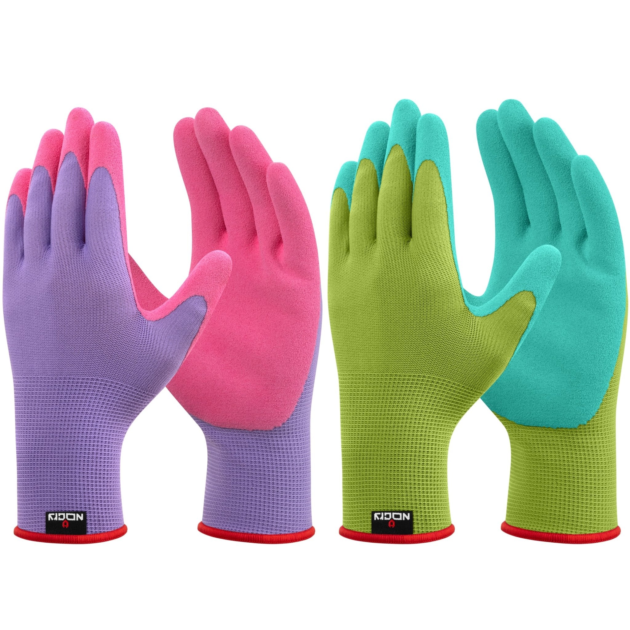 NoCry GripFit Eco-Friendly Women's Gardening Gloves With Non-Slip Grip XL / 2 Pack