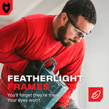 ImpactShield+ Clear Safety Glasses - NoCry -