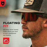 ImpactShield Pro Mirrored Safety Sunglasses - NoCry - 