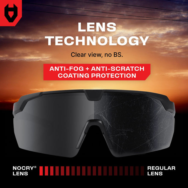 ImpactShield+ Tinted Safety Sunglasses - NoCry - 
