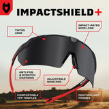 ImpactShield+ Tinted Safety Sunglasses - NoCry - 