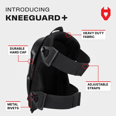 KneeGuard+ Anti - Slip Gel Knee Pads - NoCry - 