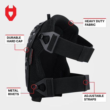 KneeGuard Hard Cap Gel Knee Pads - NoCry - 