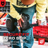 KneeGuard Hard Cap Gel Knee Pads - NoCry -