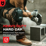 KneeGuard Professional Heavy Duty Gel Knee Pads - NoCry - 