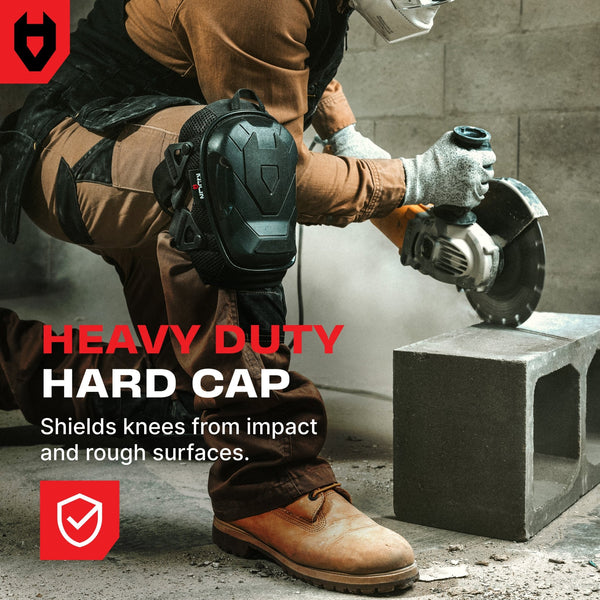 KneeGuard Professional Heavy Duty Gel Knee Pads - NOCRY