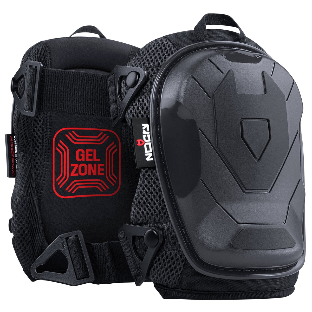 KneeGuard Professional Heavy Duty Gel Knee Pads - NoCry - 