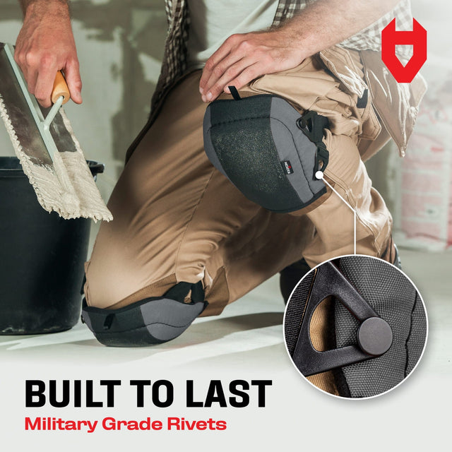 LightGuard+ Anti - Slip Flooring Foam Knee Pads - NoCry - 