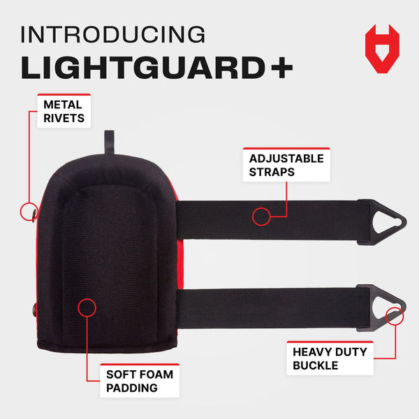 LightGuard+ Anti - Slip Flooring Foam Knee Pads - NOCRY