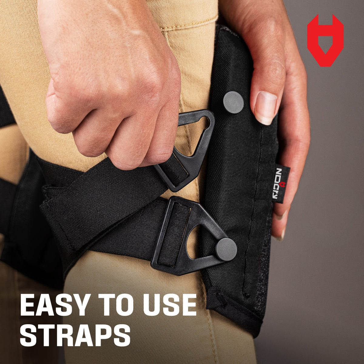 LightGuard+ Anti - Slip Flooring Foam Knee Pads - NoCry - 