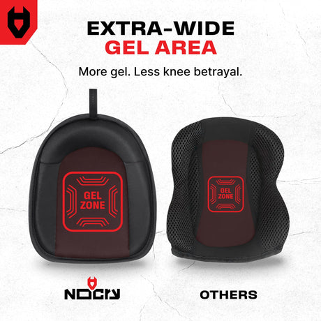LightGuard Pro Anti - Slip Flooring Gel Knee Pads - NoCry - 