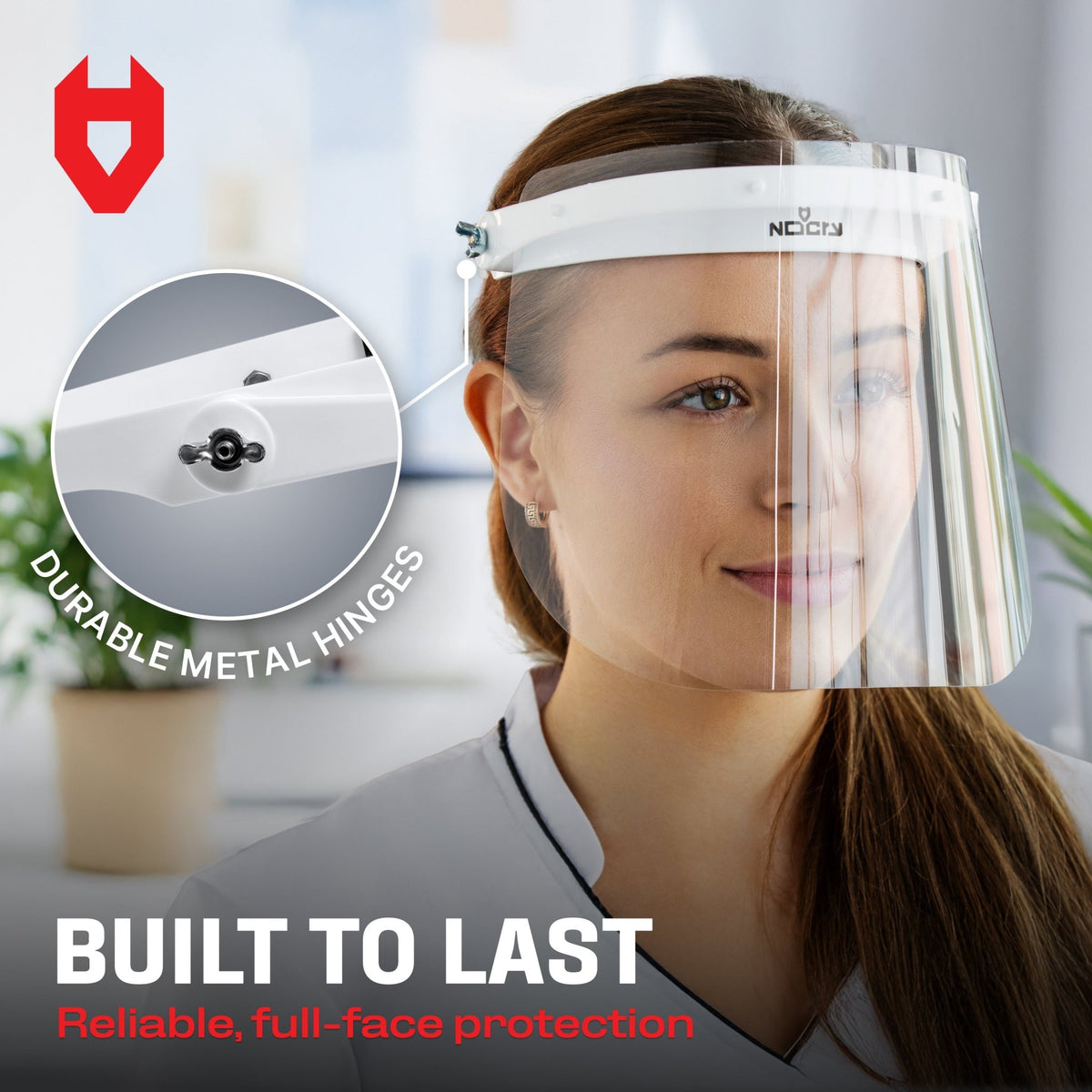 LiteArmor Lightweight Flip - Up Face Shield - NOCRY