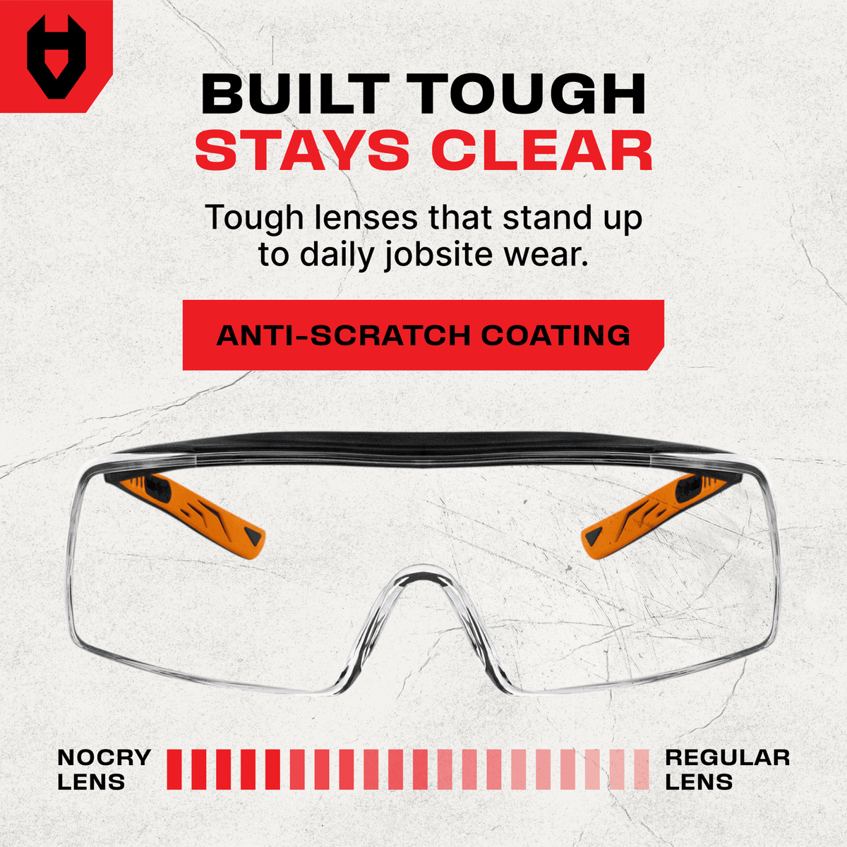 OverSpecs+ Premium Over-Glasses Safety Glasses - NOCRY -