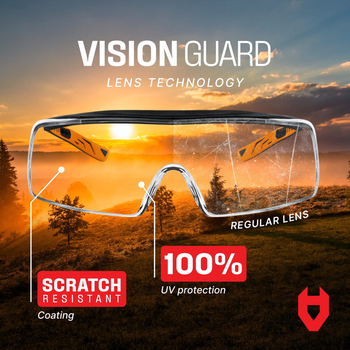OverSpecs+ Premium Over - Glasses Safety Glasses - NoCry - 