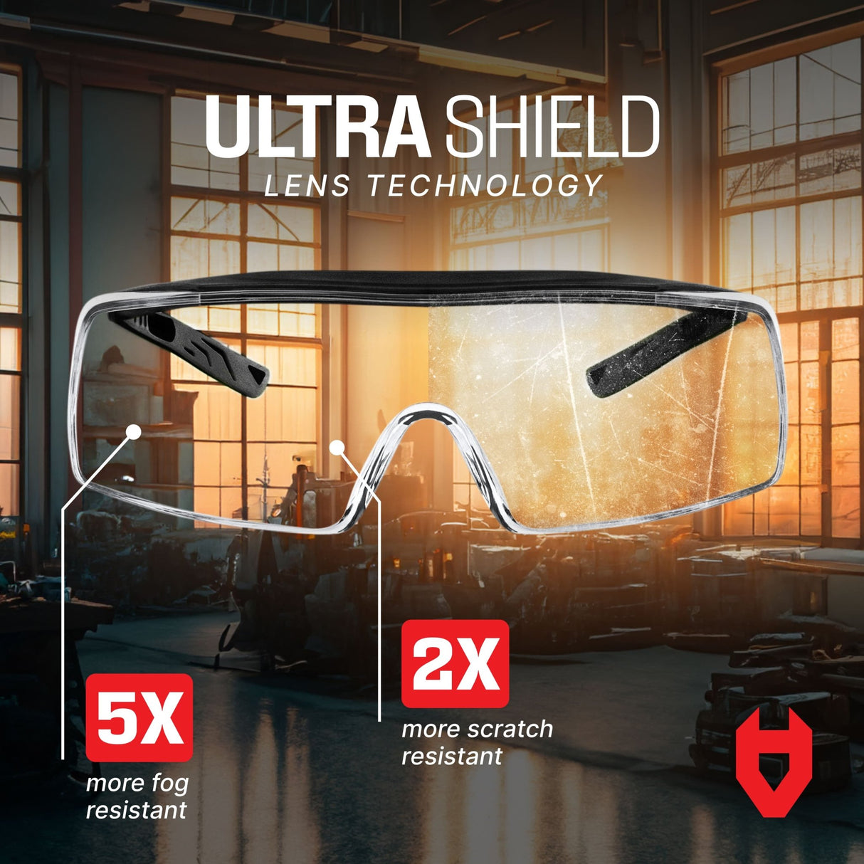 OverSpecs Pro Anti - fog Over - Glasses Safety Glasses - NoCry - 