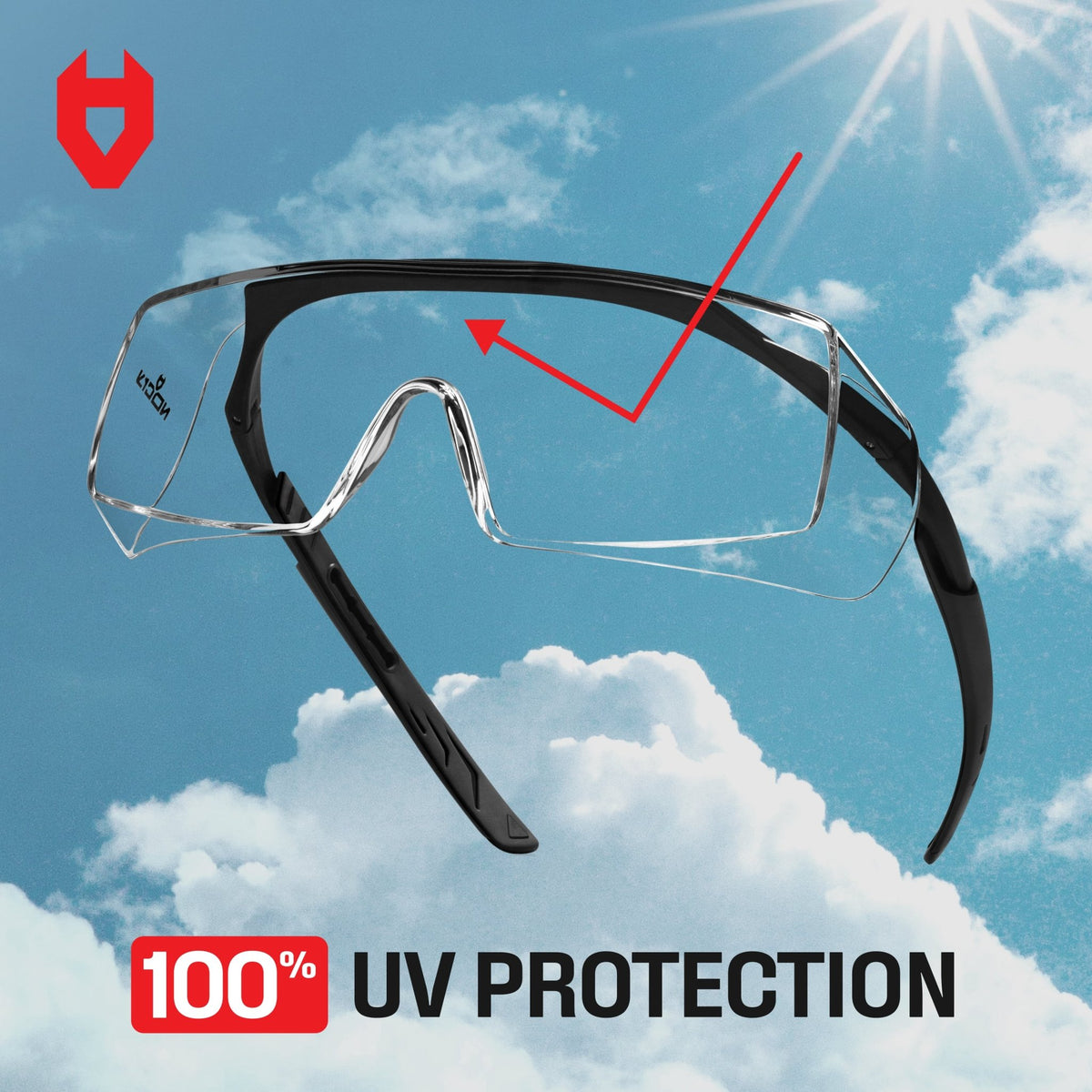 OverSpecs Pro Anti - fog Over - Glasses Safety Glasses - NOCRY