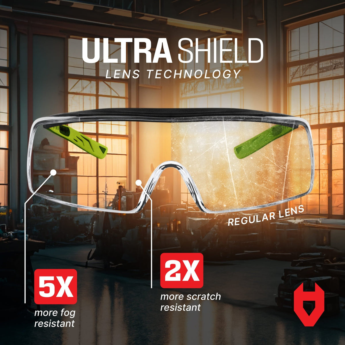 OverSpecs Pro Anti - Fog Over - Glasses Safety Glasses - NOCRY