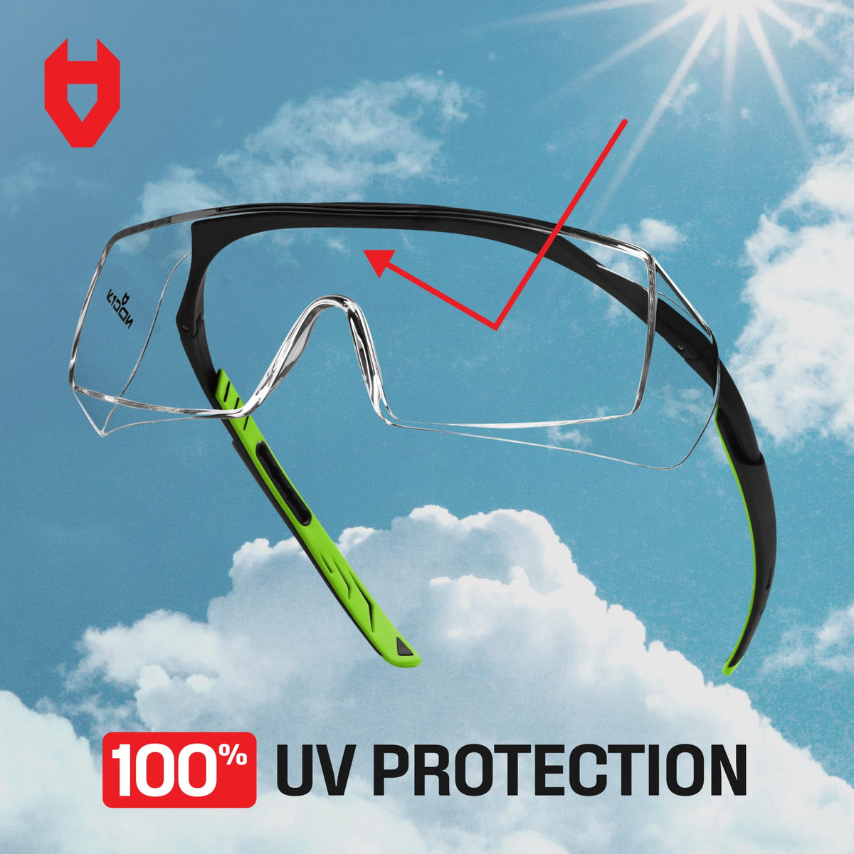 OverSpecs Pro Anti - Fog Over - Glasses Safety Glasses - NOCRY