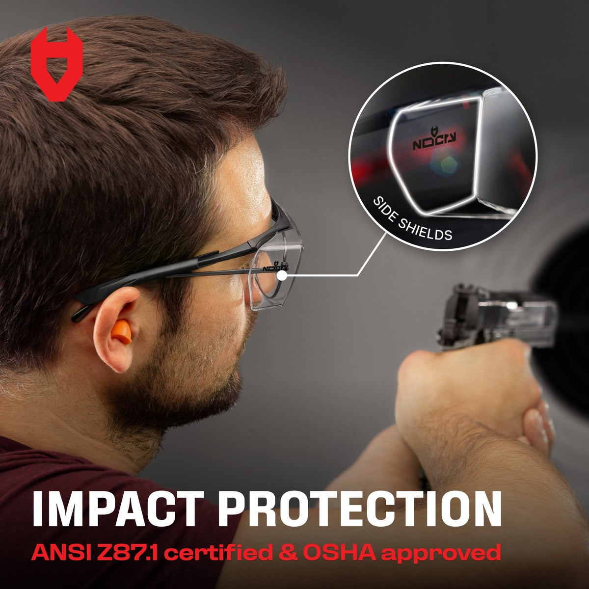 OverSpecs Pro Anti - fog Over - Glasses Safety Glasses - NOCRY
