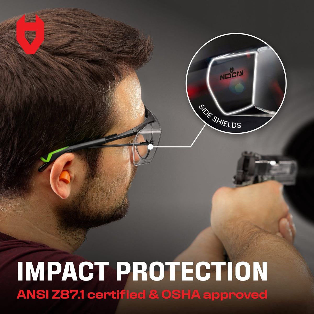 OverSpecs Pro Anti - Fog Over - Glasses Safety Glasses - NOCRY