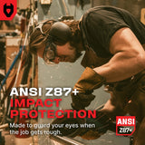 OverSpecs+ Seal Safety Goggles Over Glasses - NoCry - 