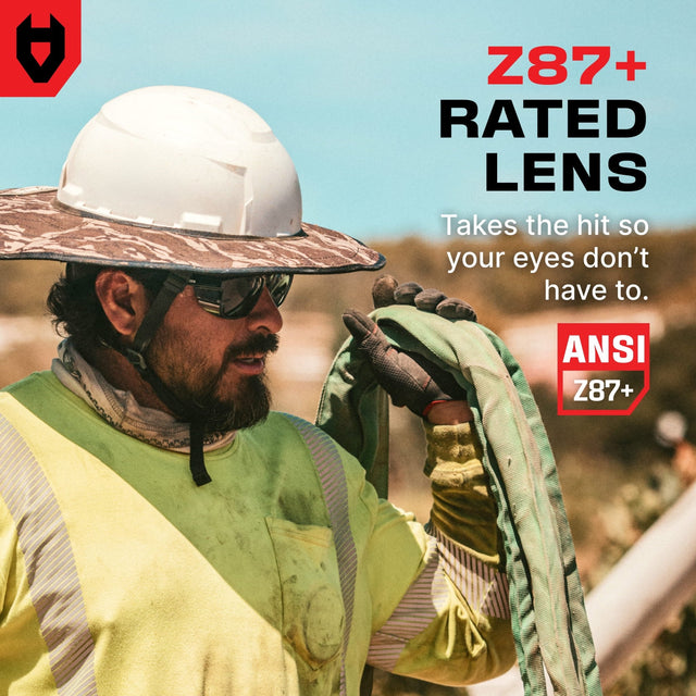 SideArmor Polarized Safety Sunglasses - NoCry -