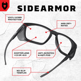 SideArmor Prescription Safety Glasses - NoCry - 
