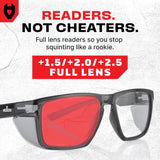 SideArmor Protective Safety Readers with Side Shields - NoCry -