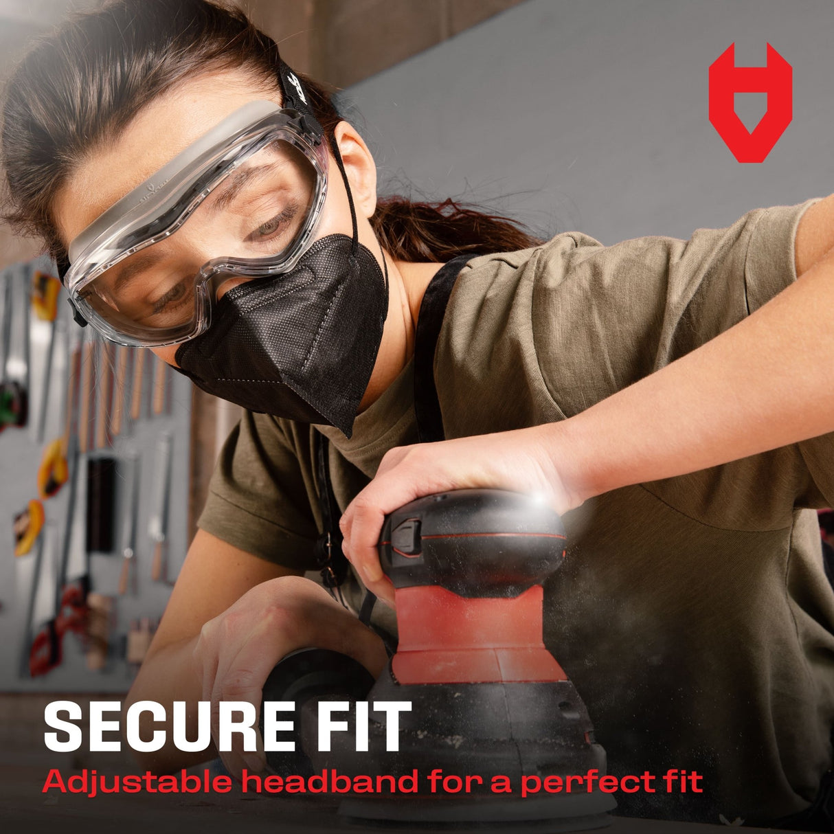 UltraShield+ Anti - fog Safety Goggles - NoCry - 