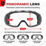 UltraShield Pro Premium Anti - Fog Safety Goggles - NoCry - 