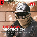 UltraShield Pro Premium Tinted Anti-Fog Safety Goggles - NoCry -