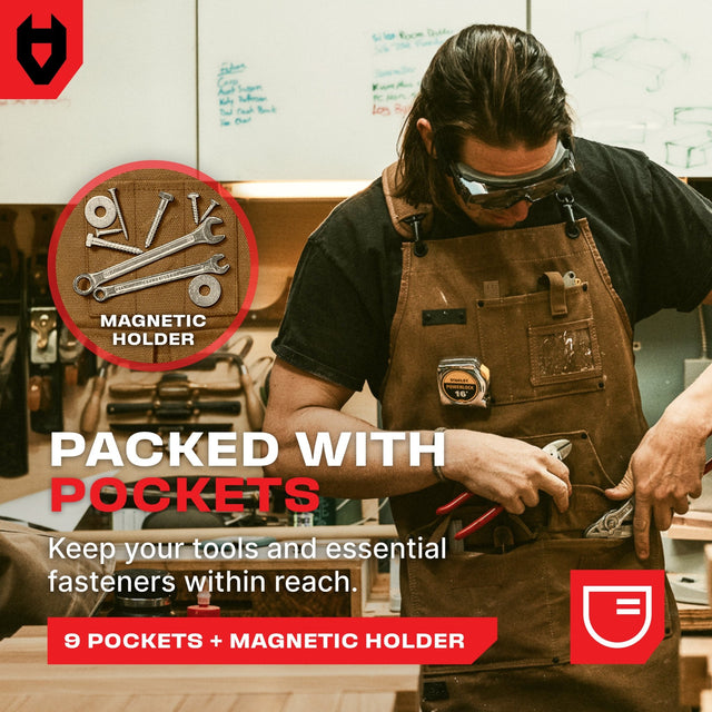 WorkCraft+ Durable Functional Work Apron - NoCry - 