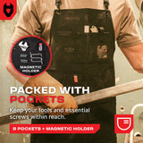 WorkCraft+ Durable Functional Work Apron - NoCry - 