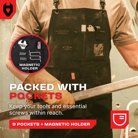 WorkCraft+ Durable Functional Work Apron - NoCry - 
